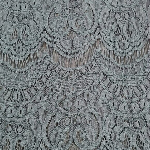 Nectar Women's Evening Dress Size Small Green Lace Spanish Party Midi Holidays - Picture 3 of 14